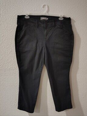Torrid Black Cropped Track Joggers,  Plus Size 18
